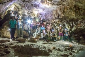 Group in Domingo Ruiz Cave.